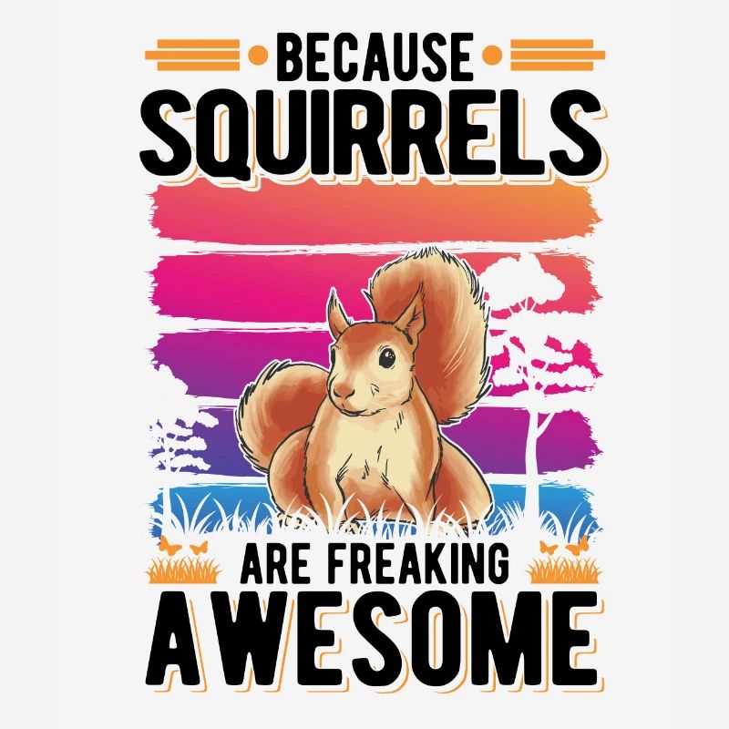 Eichhörnchen Geschenk Squirrel Grauhörnchen