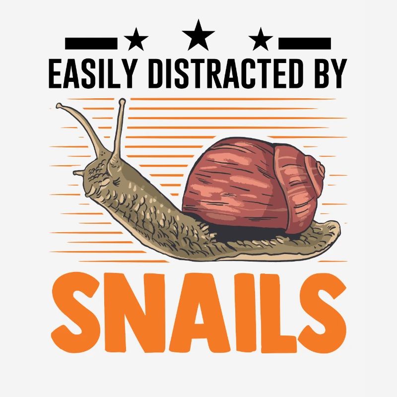 Easily distracted by Snails Schnecke