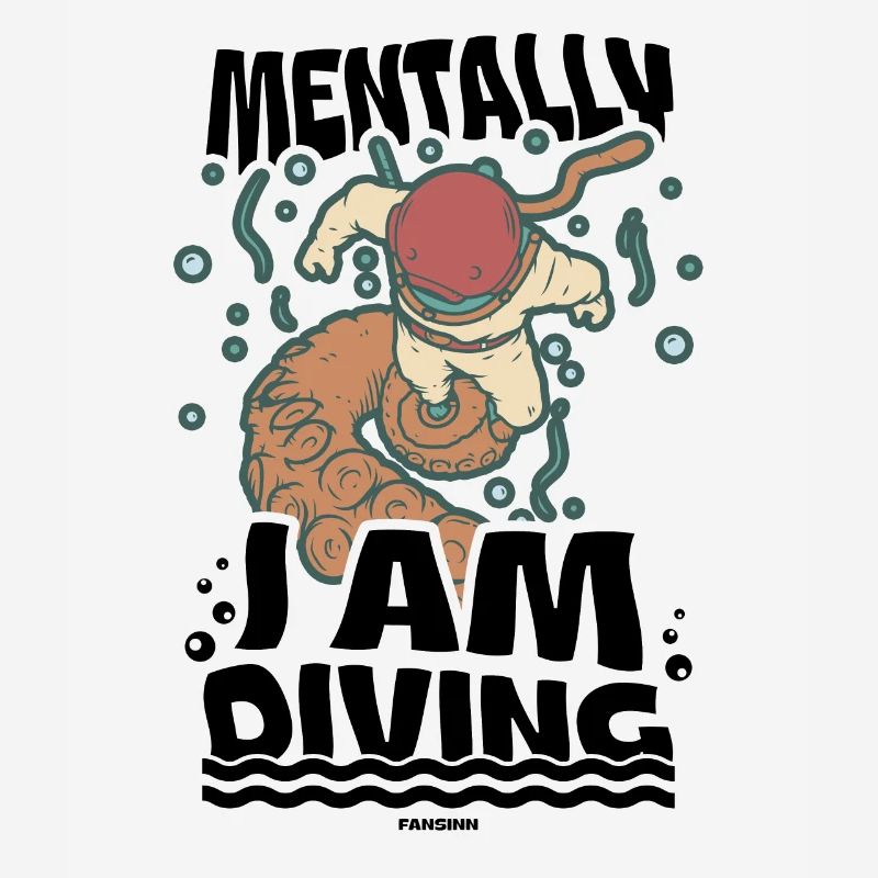 Diving Scuba Instructor Holiday Summer Gift