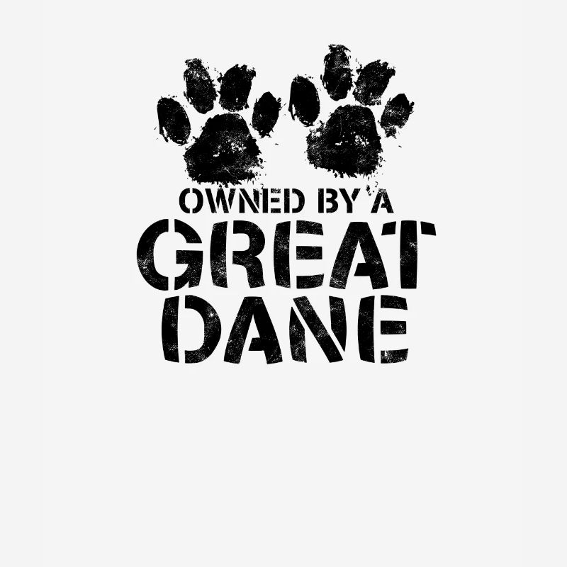 Owned by a great dane - service dog