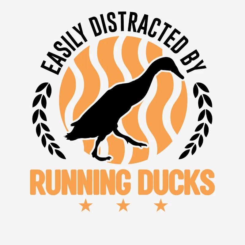 Easily distracted by Running Ducks Laufente