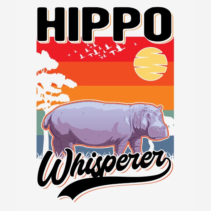 Nilpferd Flüsterer Hippo Flusspferd