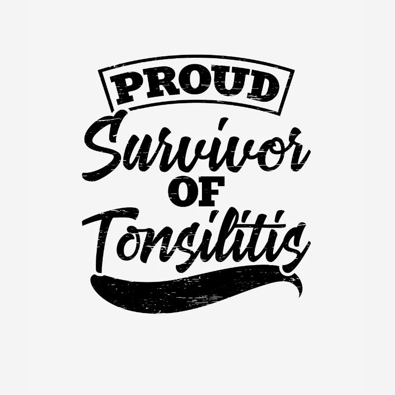Stolzer Überlebender Einer Tonsillitis