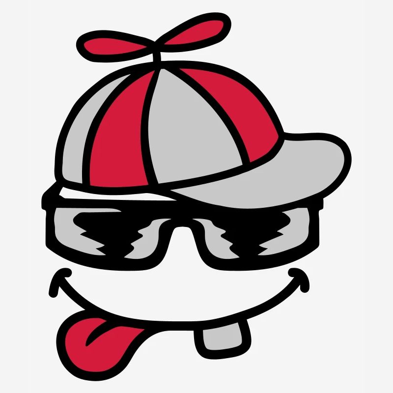 Comic Face Propeller Cap Éolienne