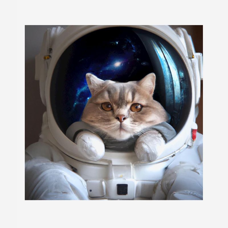 Chat dans l’espace