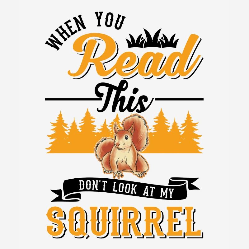 Eichhörnchen Geschenk Grauhörnchen Squirrel