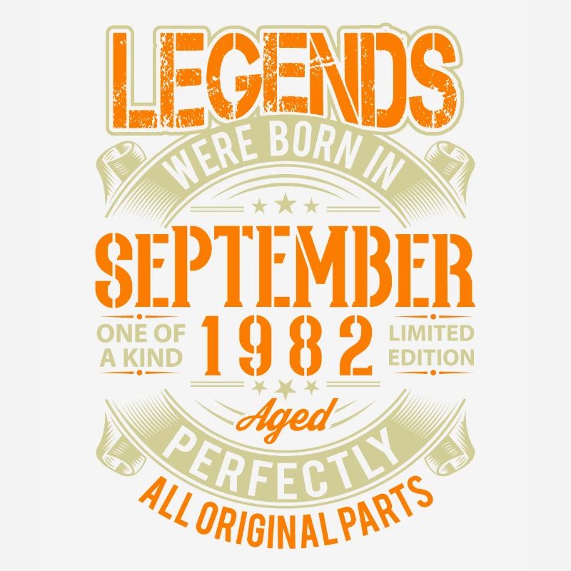 1982 September Birthday Legend