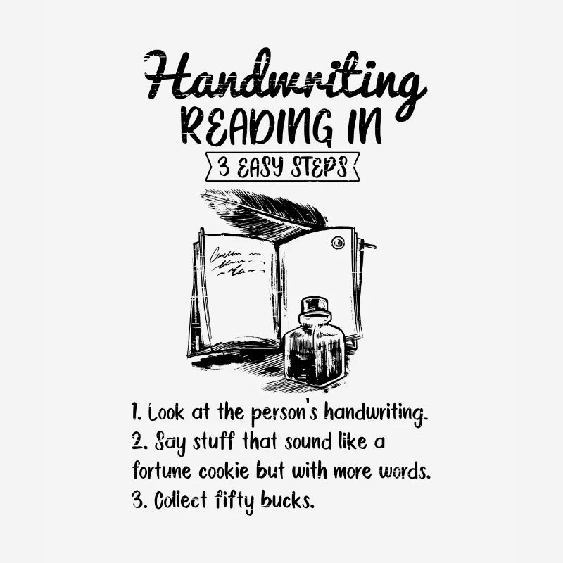 Handwriting Reader Handwriting Reading Step Funny