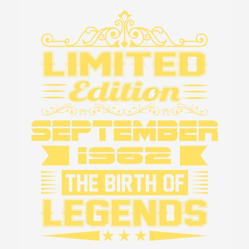 September 1962 - 60. Geburtstag Geschenk. Awesome.