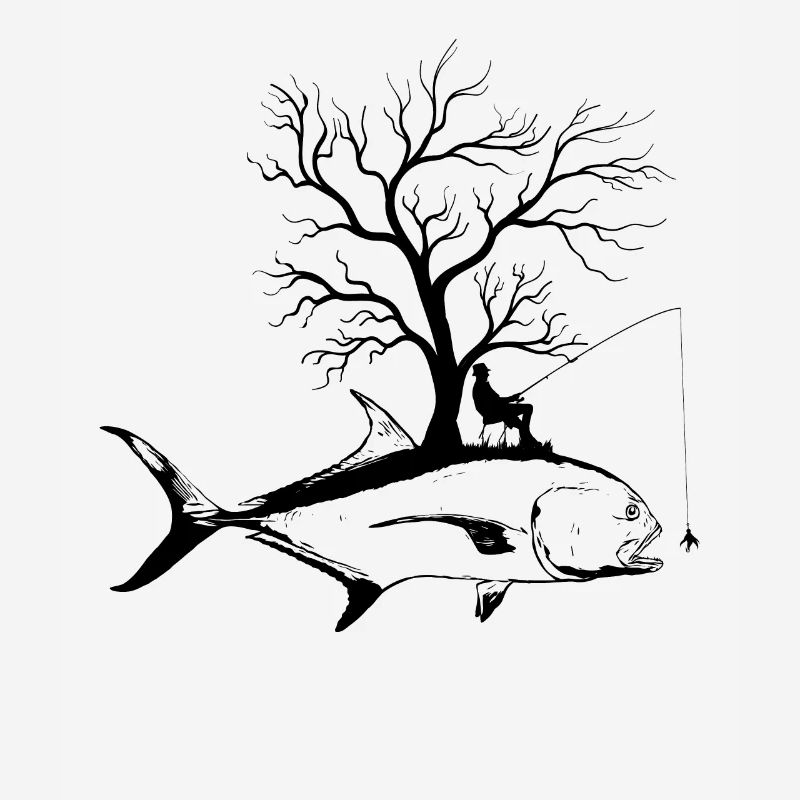 Graphic Tree - Fish Jack Crevalle