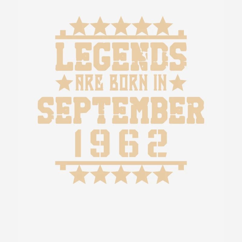 September 1962 - 60. Geburtstag Geschenk. Awesome.