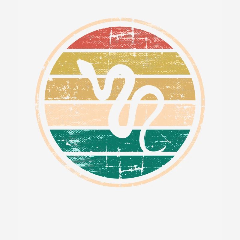 Snake Retro Reptile Python Idée cadeau