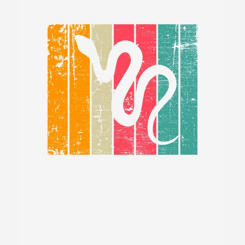 Snake Retro Reptile Python Gift idea