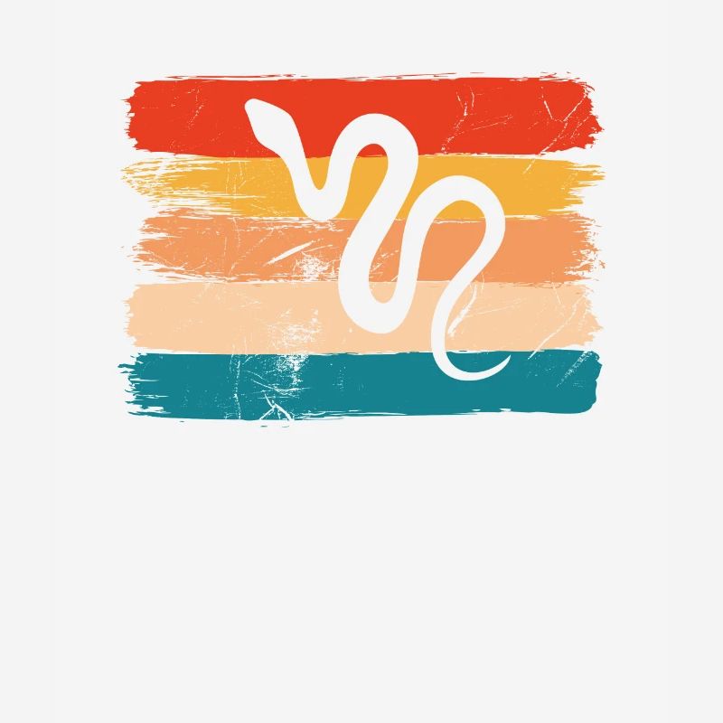 Snake Retro Reptile Python Gift idea