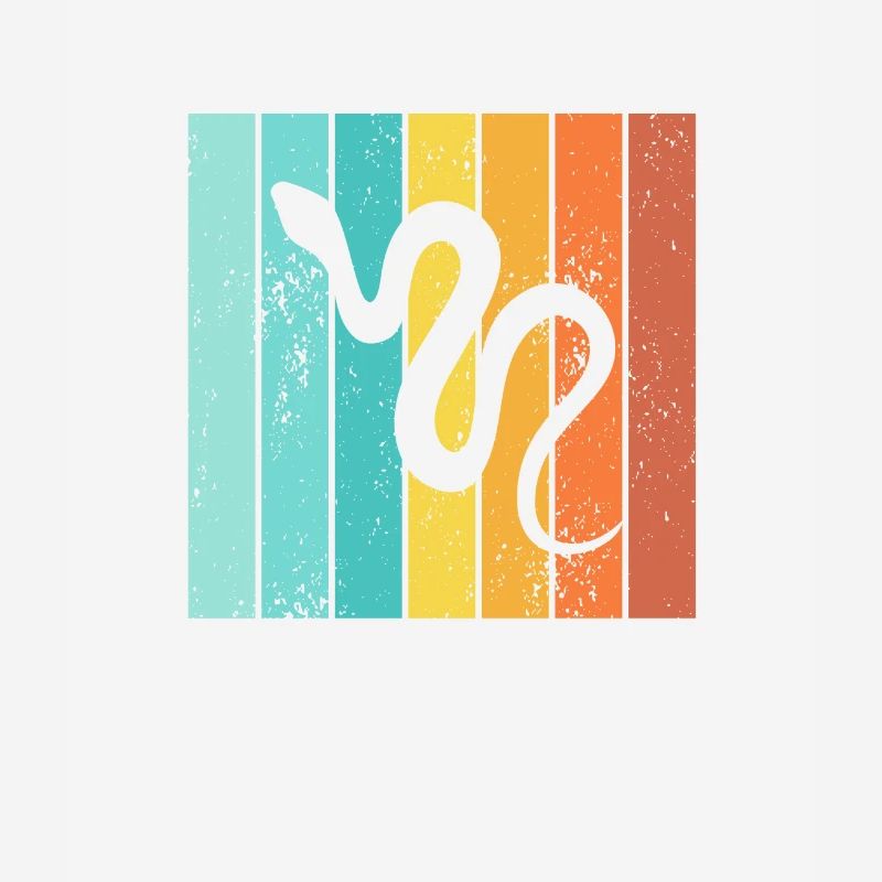 Snake Retro Reptile Python Gift idea