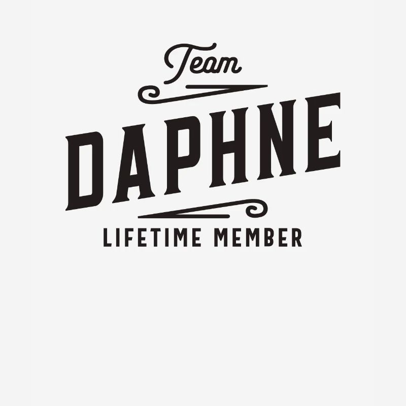 Team Daphne Lifetime Member Personalized Name