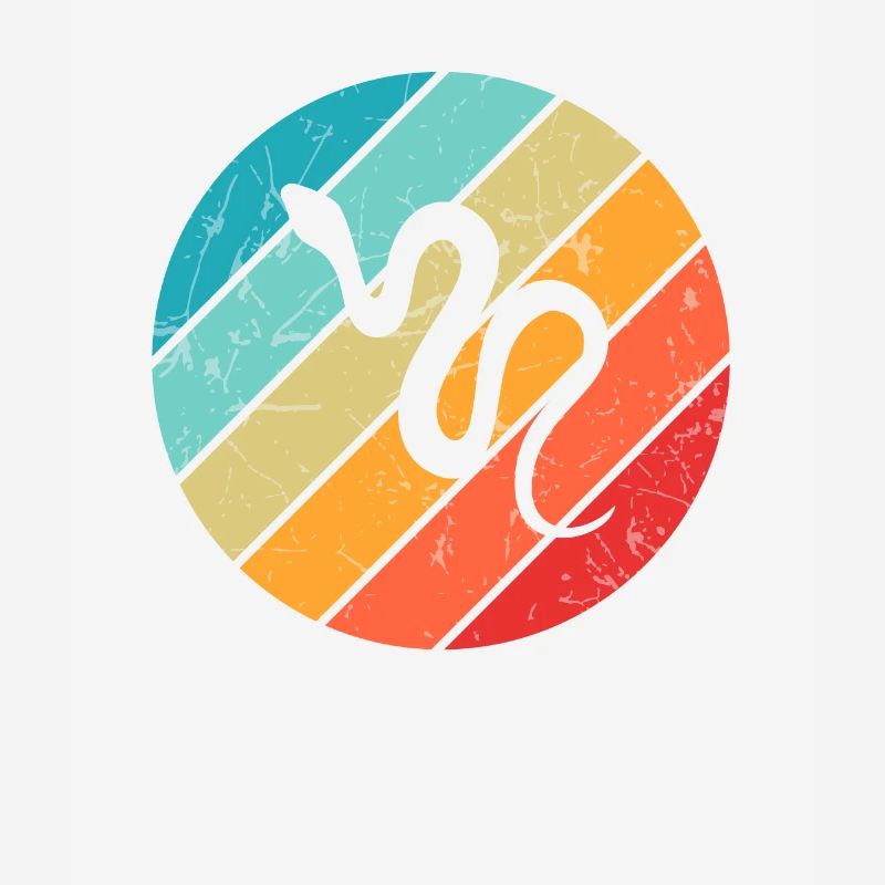 Snake Retro Reptile Python Gift idea