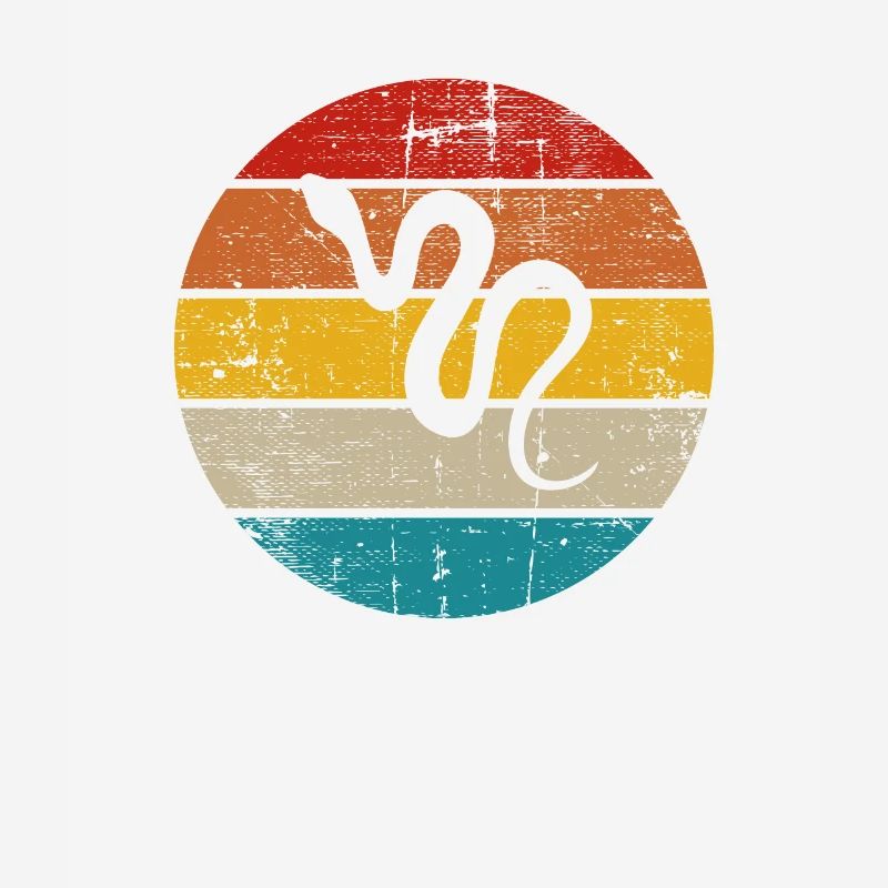 Snake Retro Reptile Python Gift idea