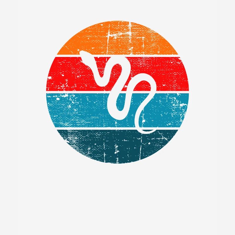 Snake Retro Reptile Python Gift idea