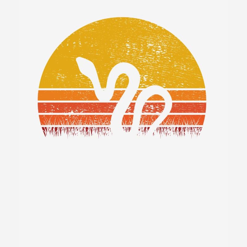 Snake Retro Reptile Python Gift idea