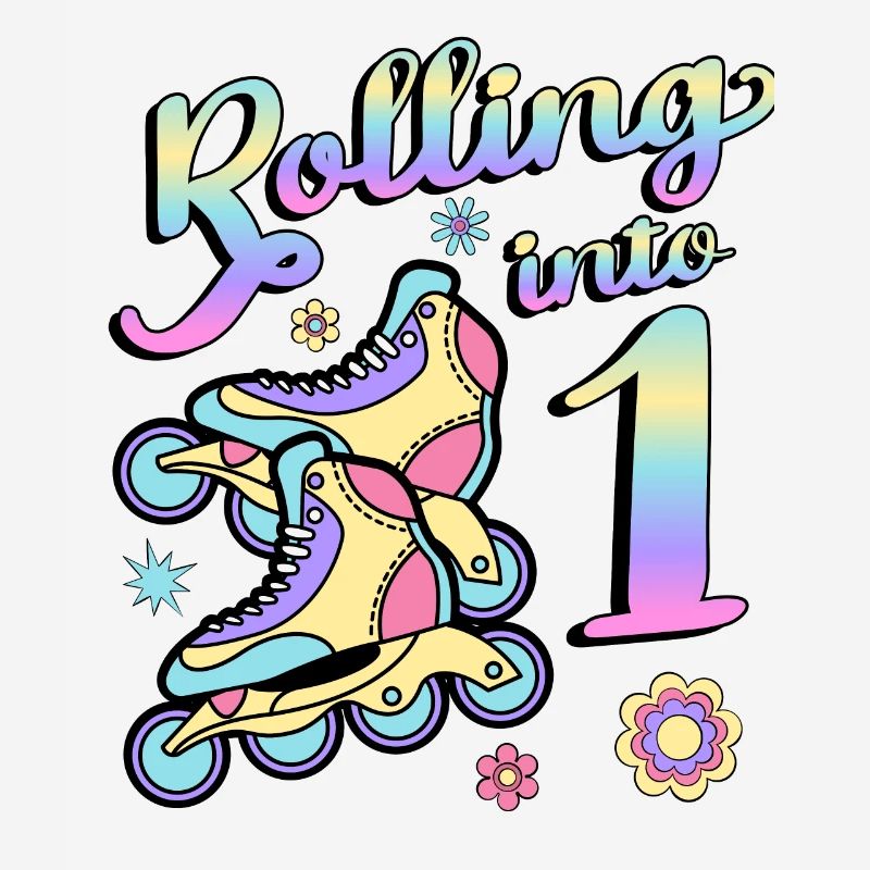 Rolling Into 1 Roller Skaters Skates 1st Year