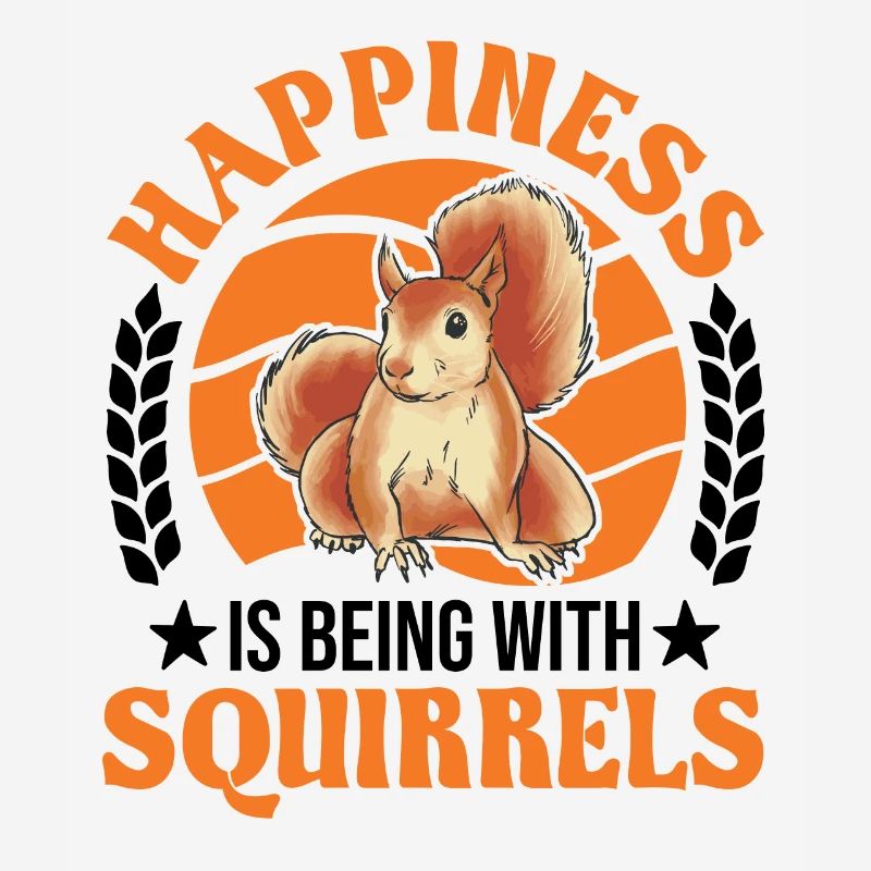 Eichhörnchen Glück Grauhörnchen Squirrel