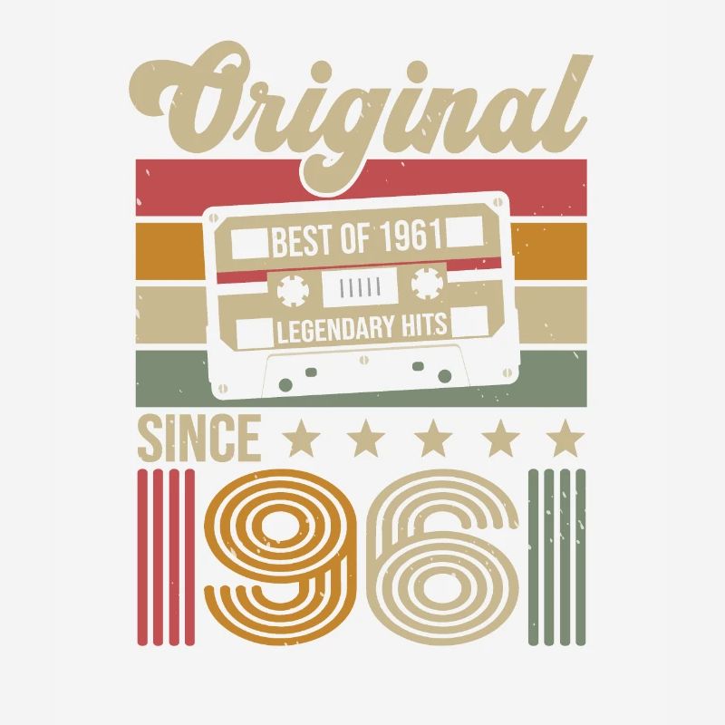 Vintage Geburtstag Original Geschenkidee 1961