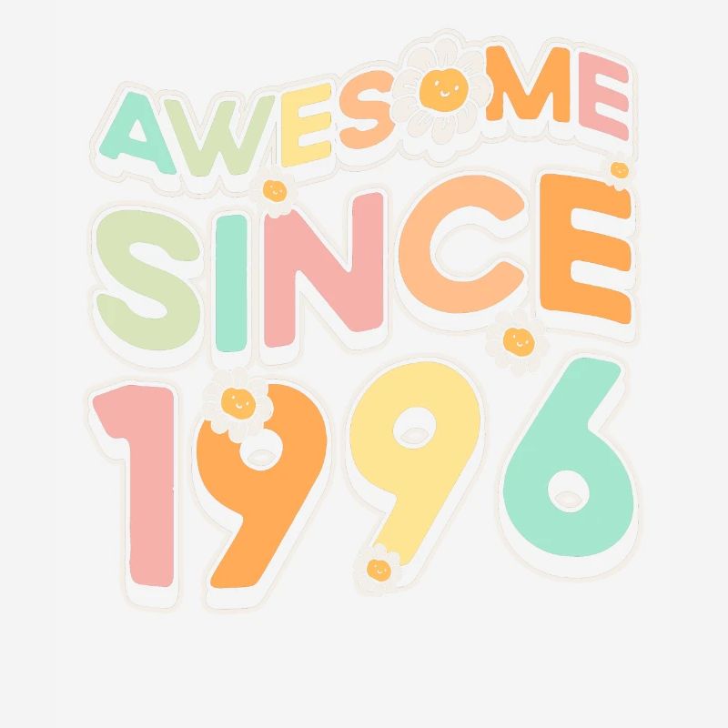 Fantastic Since 1996 flower theme