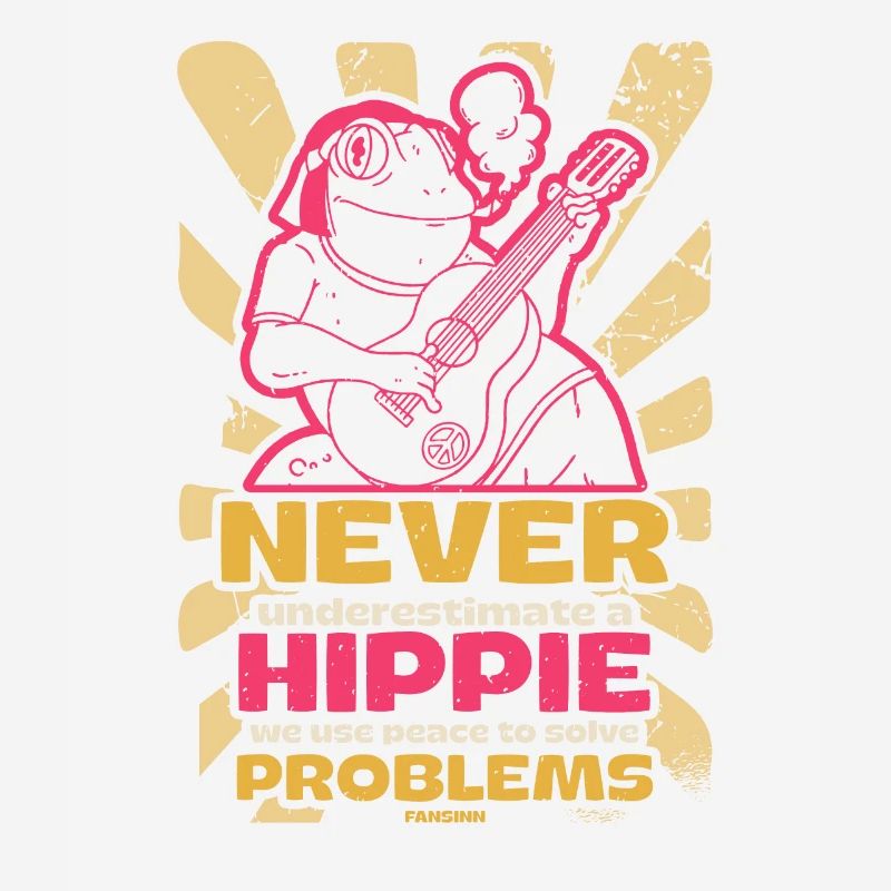 Peace solves all problems Hippie