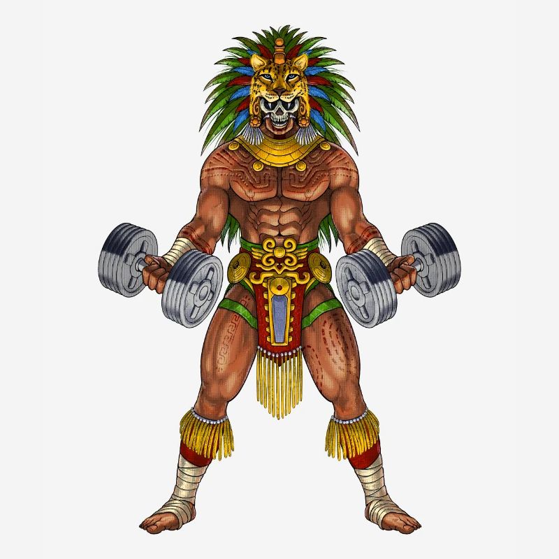 Aztec Warrior Bodybuilder