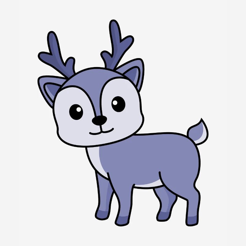 Cerf Comic Animal
