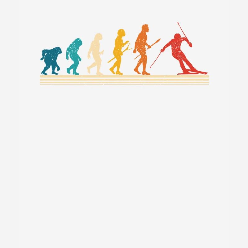Skiing Human evolution Funny skis