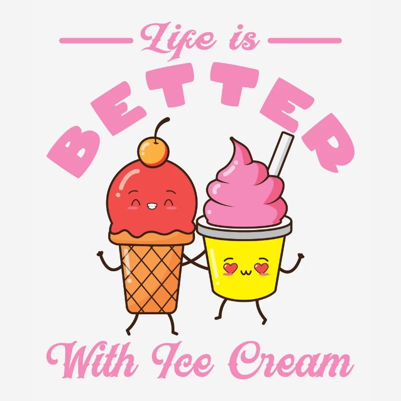 Eiscreme logo Sommer Softeis Geschenkidee