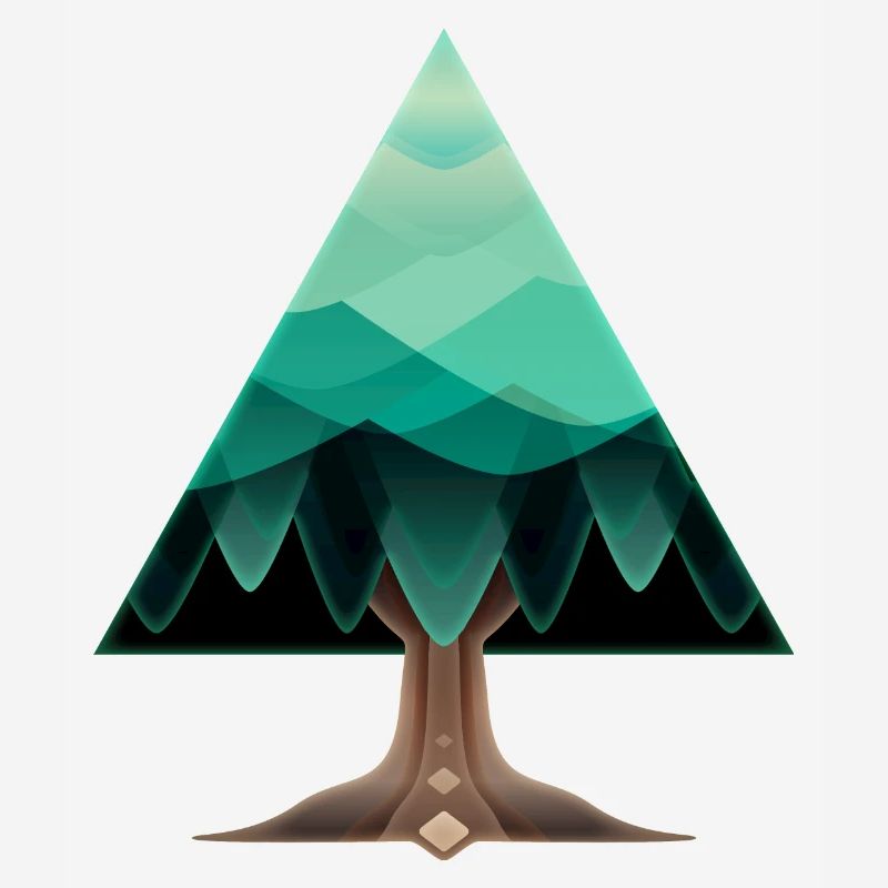 The triangular tree