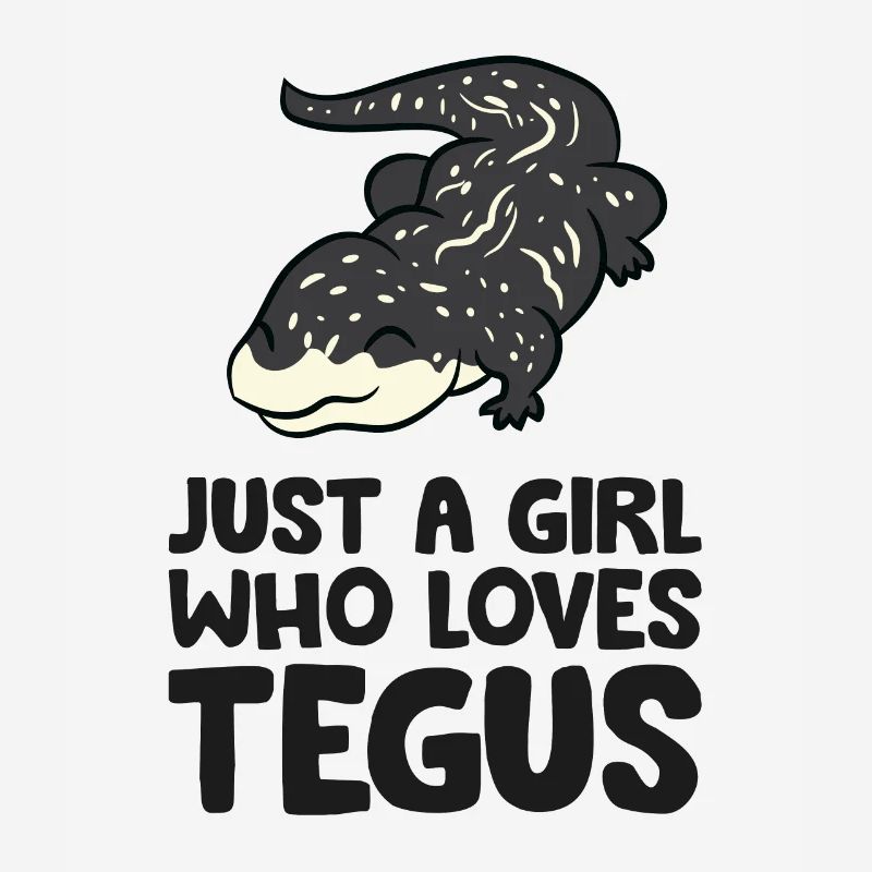 Argentinische Tegu-Eidechse Nur ein Mädchen, das