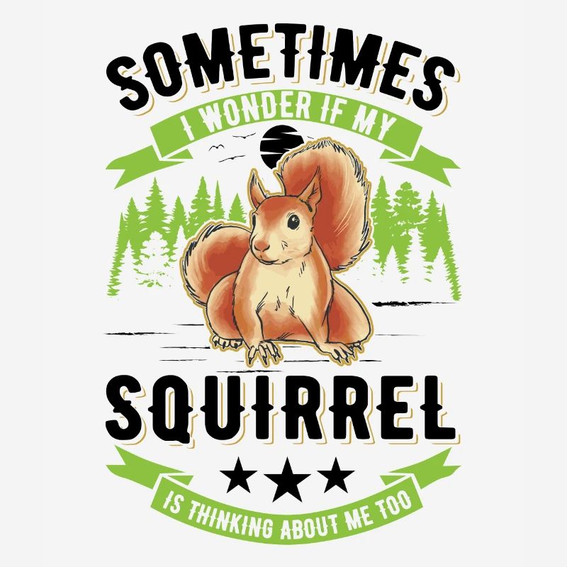 Eichhörnchen Geschenk Grauhörnchen Squirrel