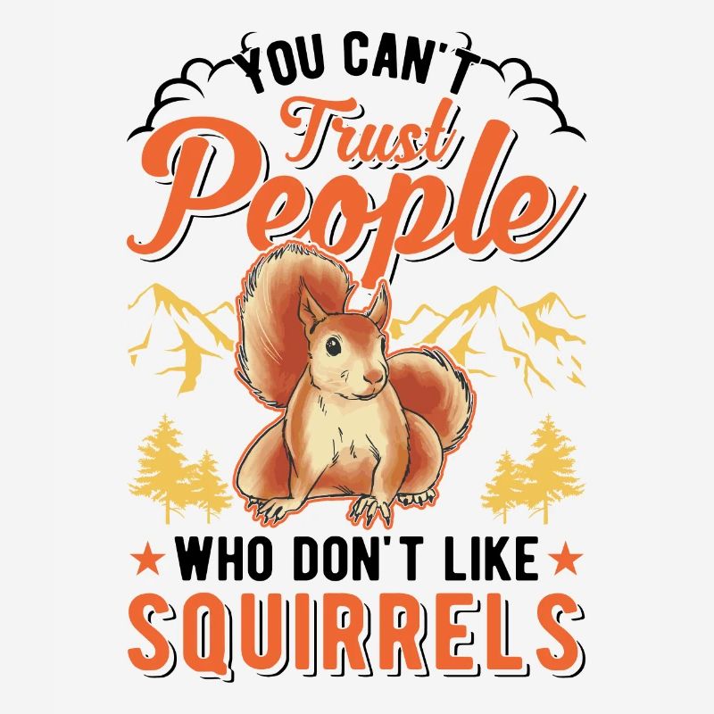 Eichhörnchen Geschenk Grauhörnchen Squirrel