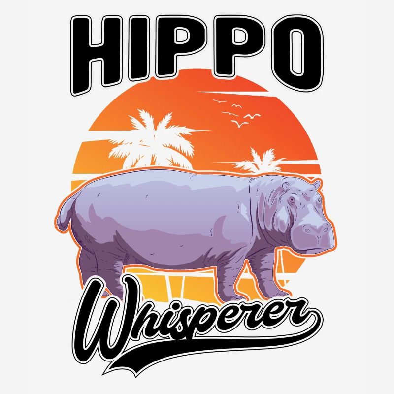 Nilpferd Flüsterer Hippo Flusspferd