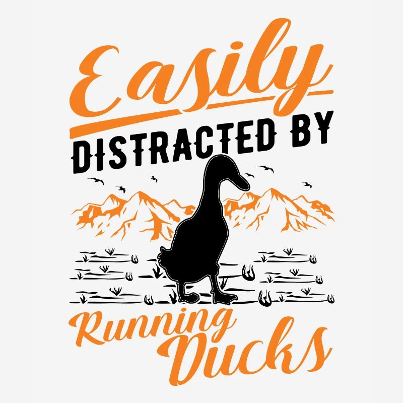 Easily distracted by Running Ducks Laufente