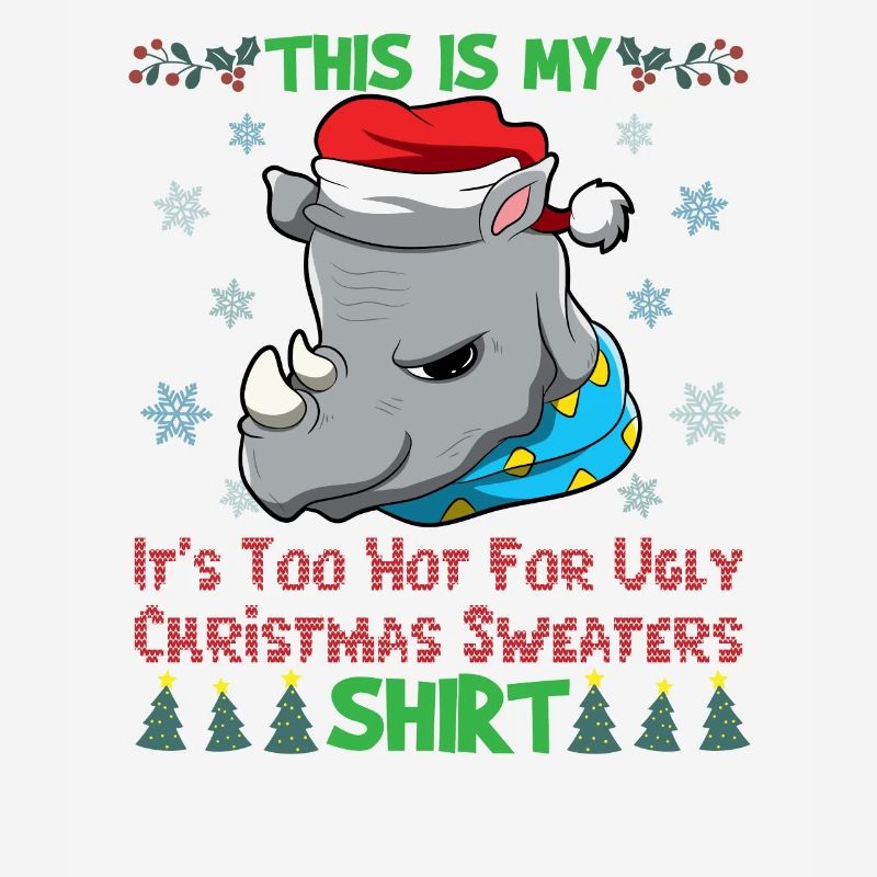 C’est mon pull de Noël C’est trop chaud pour un pull de Noël moche