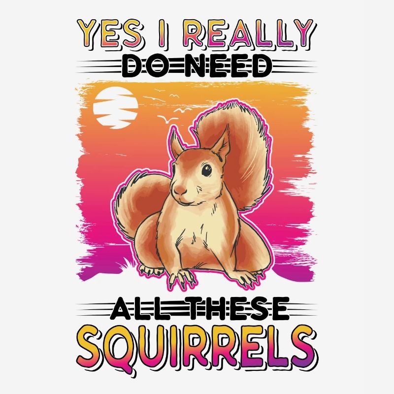 Eichhörnchen Geschenk Grauhörnchen Squirrel