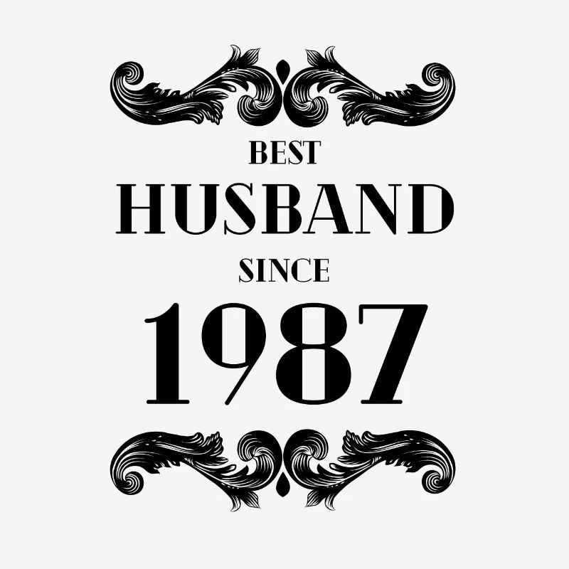 Bester Ehemann seit 1987 Hochzeitstag