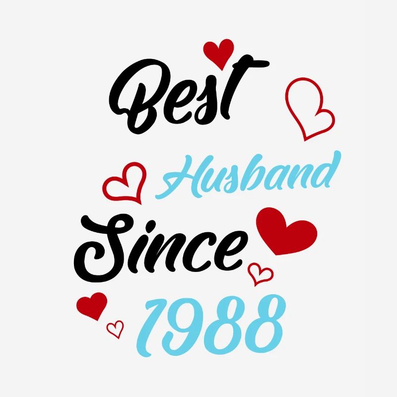 Bester Ehemann seit 1988 Hochzeit