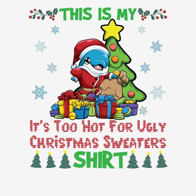 C’est mon pull de Noël C’est trop chaud pour un pull de Noël moche