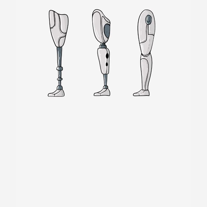 Amputation Bein Protese Cyborg Unfall Arm