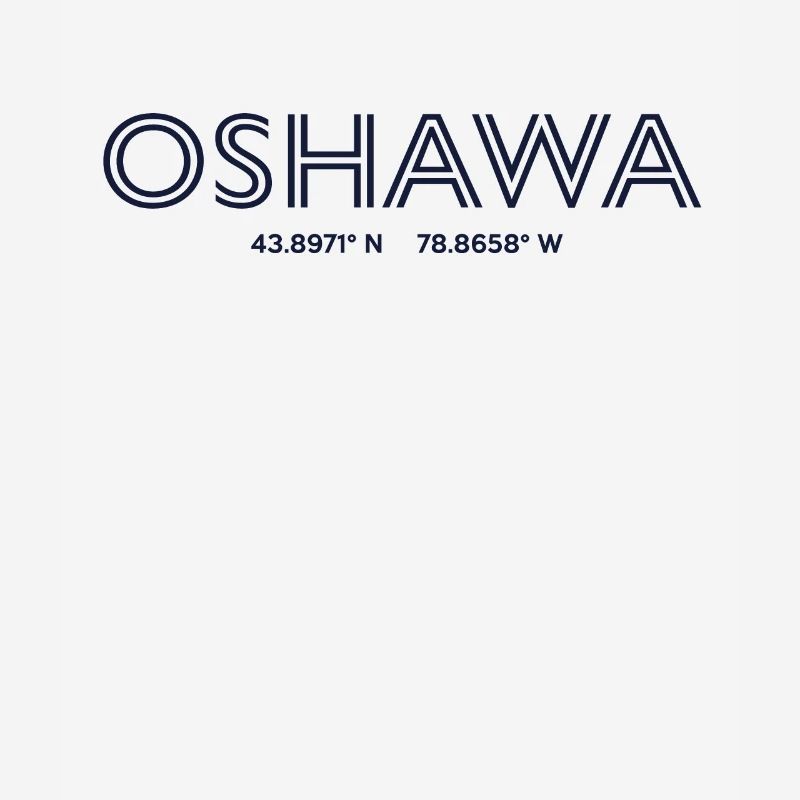 Canada City Coordinates - Oshawa
