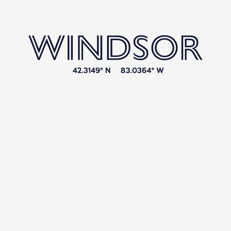 Canada City Coordinates - Windsor