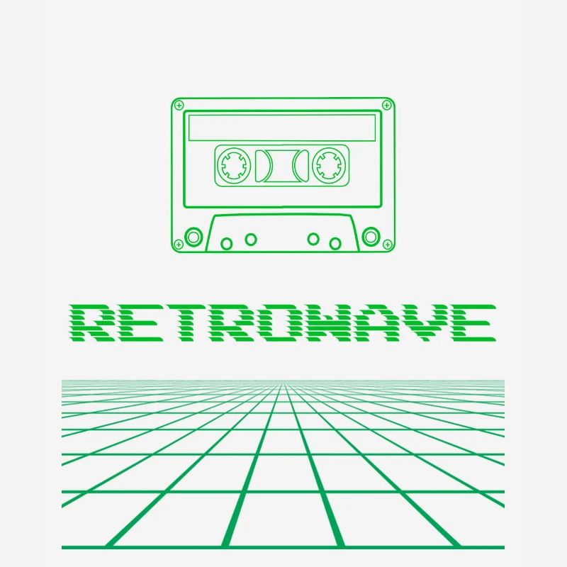Retrowave Synthwave 80s Design