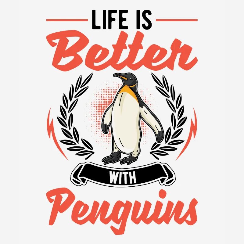 Das Leben ist besser mit Pinguinen