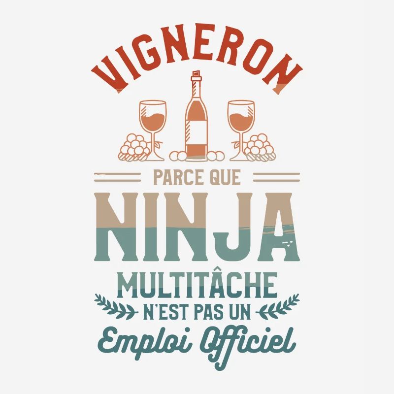 Vigneron Parce Que Ninja Multitâche N'est Pas Un